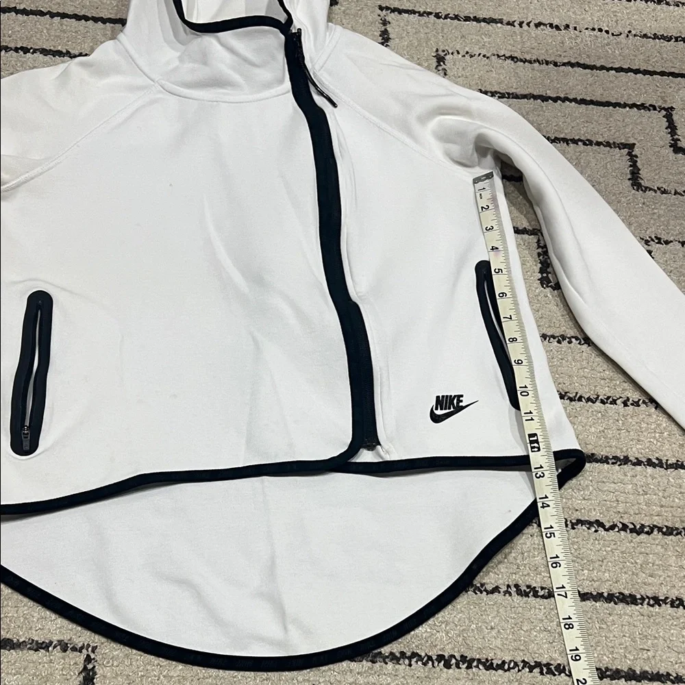 Nike White Hoodie with Black Accents